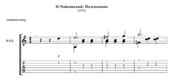 Чайковский: Подснежник.Апрель