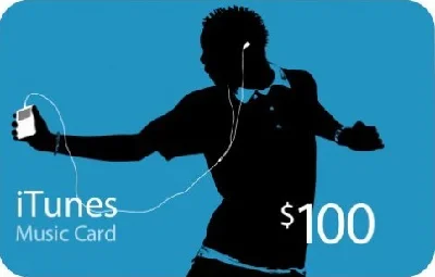 iTunes Gift Card 100 $ (USA) (real card) - DISCOUNTS