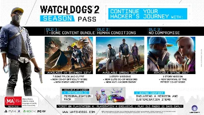 WATCH DOGS 2 SEASON PASS | ГАРАНТИЯ | UPLAY 💚