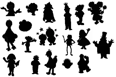 Sesame Street svg,cut files,silhouette clipart,vinyl fi