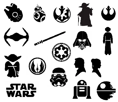 Star wars svg,cut files,silhouette clipart,vinyl files,