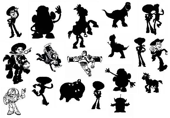 Toy Story svg,cut files,silhouette clipart,vinyl files,