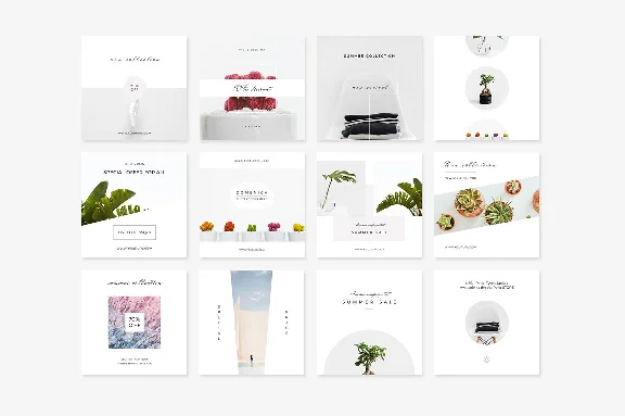 Instagram store design templates