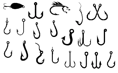 Fish hook svg,cut files,silhouette clipart,vinyl files,