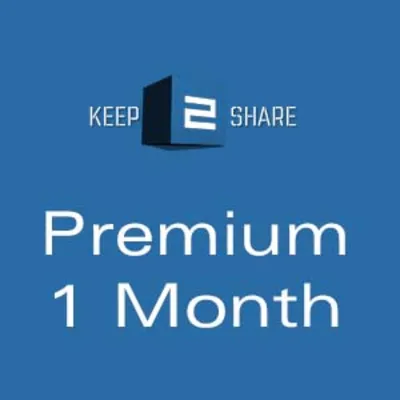 30 days Premium account keep2share.cc k2s.cc - instant