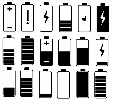Battery svg,cut files,silhouette clipart,vinyl files,ve