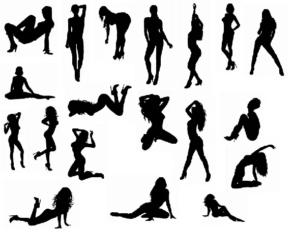 SEXY WOMAN svg,cut files,silhouette clipart,vinyl files