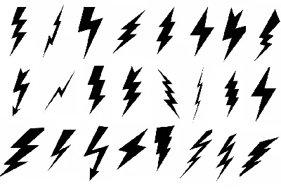 Lighting Bolt svg,cut files,silhouette clipart,vinyl fi