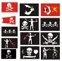 Pirate flag (Jolly Roger) vector