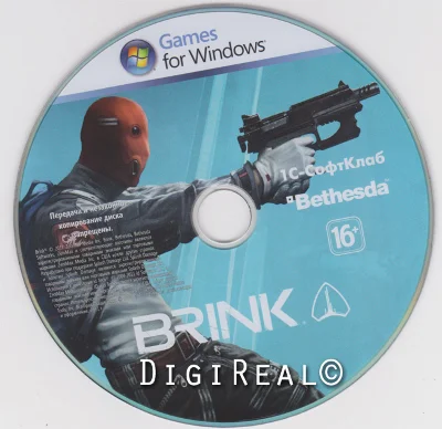 Brink - Steam ключ от 1С. Скан