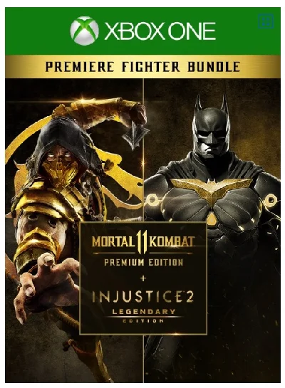 01.✅MORTAL KOMBAT11: PREM+INJUSTICE2:LEGEND(Xbox one)