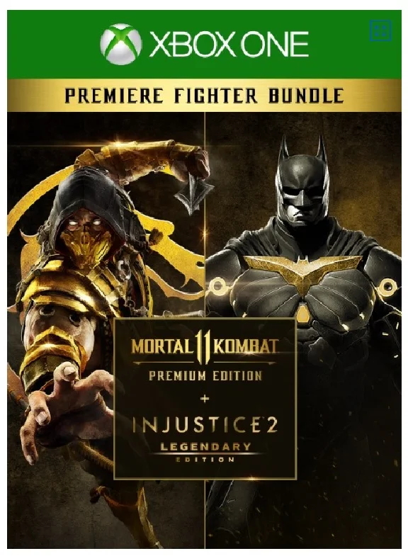 01.✅MORTAL KOMBAT11: PREM+INJUSTICE2:LEGEND(Xbox one)
