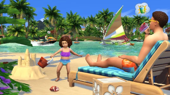 THE SIMS 4: ISLAND LIVING (Origin key) -- Region free