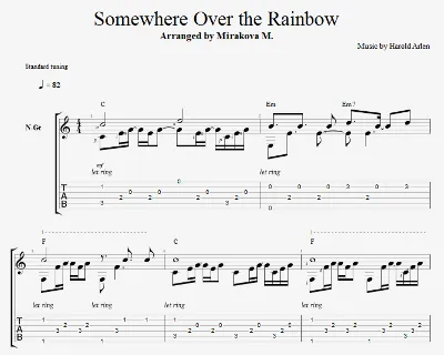 Somewhere Over the Rainbow