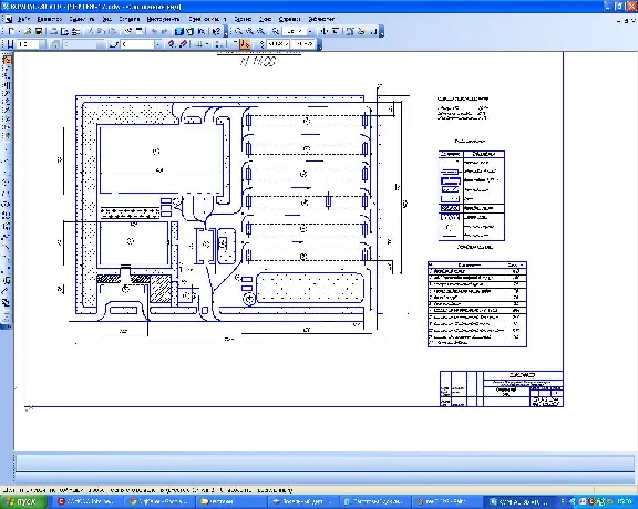 Drawing of a master plan for the ATP