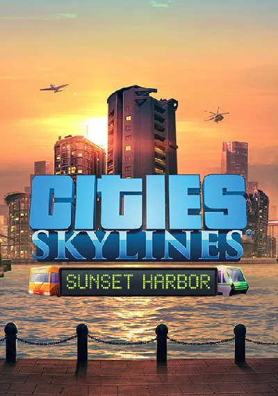 🔶CITIES SKYLINES: SUNSET HARBOR DLC Steam Wholesale