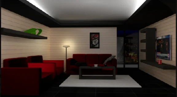 Living room 3d model
