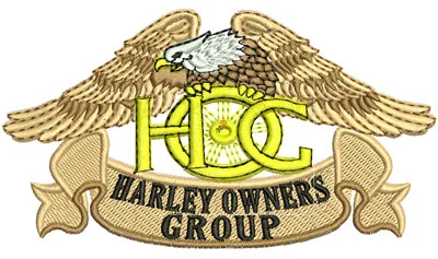 Machine embroidery Harley Davidson Owners Group