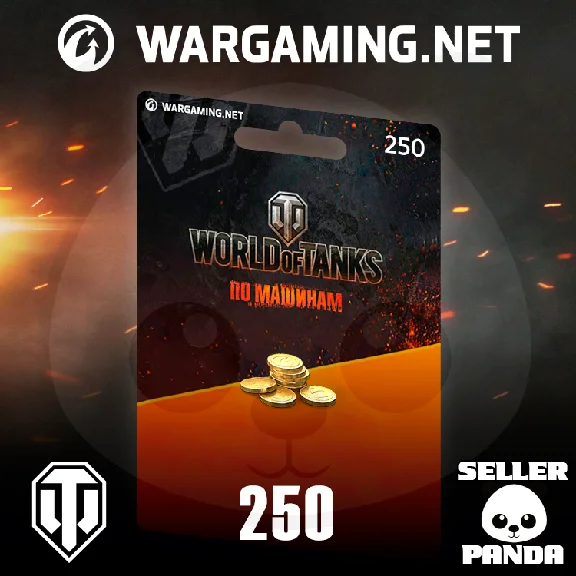 🎖️ WORLD OF TANKS 250 GOLD BONUS-CODE RU WOT