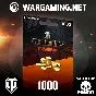 🎖️ WORLD OF TANKS 1000 ЗОЛОТА БОНУС-КОД RU ГОЛДА WOT