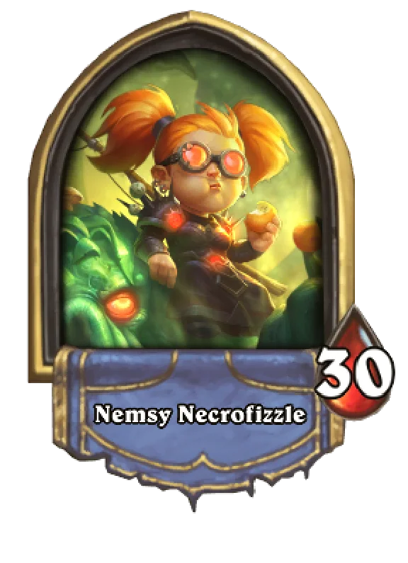 НЕМСИ НЕКРОПШИК - Hearthstone - Портрет Чернокнижника