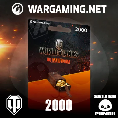 🎖️ WORLD OF TANKS 2000 ЗОЛОТА TEPA БОНУС-КОД ГОЛДА WOT