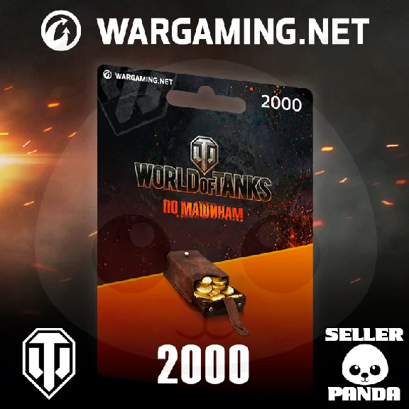 🎖️ WORLD OF TANKS 2000 ЗОЛОТА TEPA БОНУС-КОД ГОЛДА WOT
