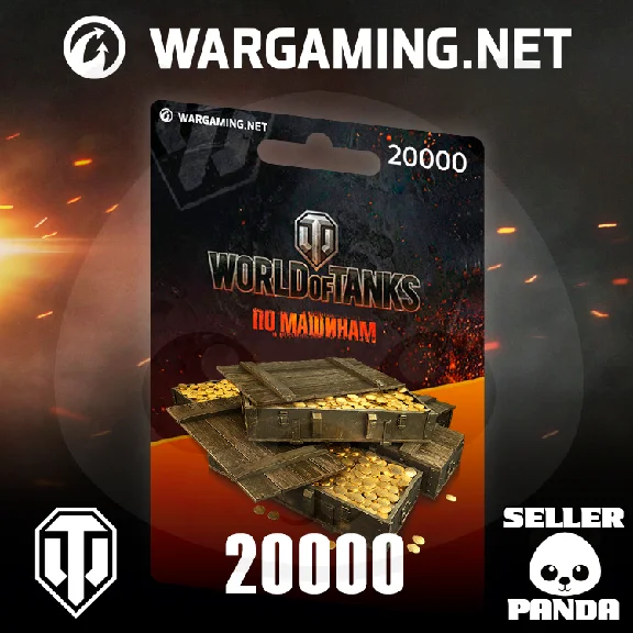 🎖️ WORLD OF TANKS 20000 GOLD TEPA BONUS-CODE WOT