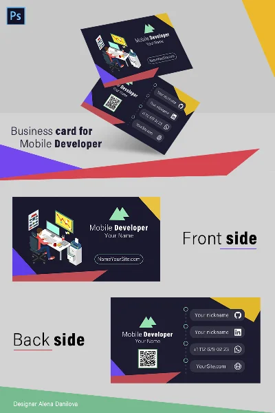 Business Card for Mobile Developer