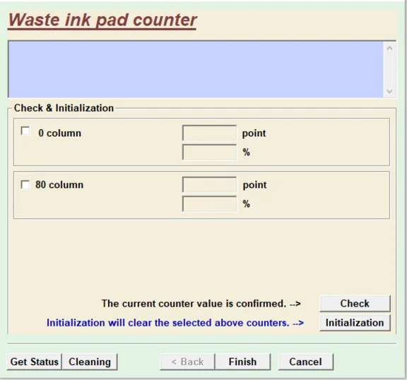 Reset Epson Et-2500, Et-2550 Reset ink pad