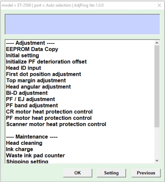 Reset Epson Et-2500, Et-2550 Reset ink pad