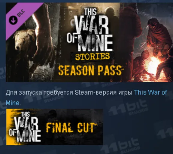 This War of Mine: Stories - Season Pass [steam key]