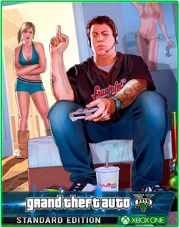 Grand Theft Auto V (GTA 5) + Cyberpunk 2077 XBOX ONE