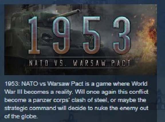 1953: NATO vs Warsaw Pact STEAM KEY REGION FREE GLOBAL