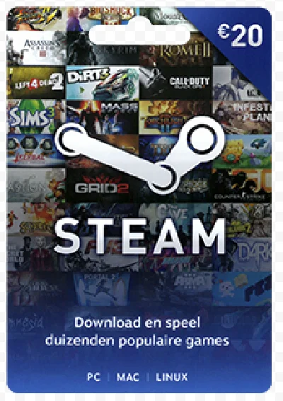 STEAM WALLET GIFT CARD €20  Any country) Profitable.