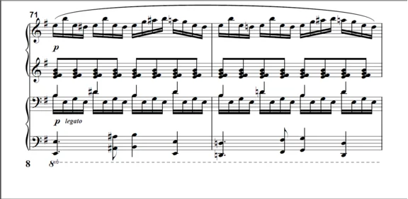 8s36 Jazz Promenade, PAVEL ZAKHAROV / for piano 4 hands