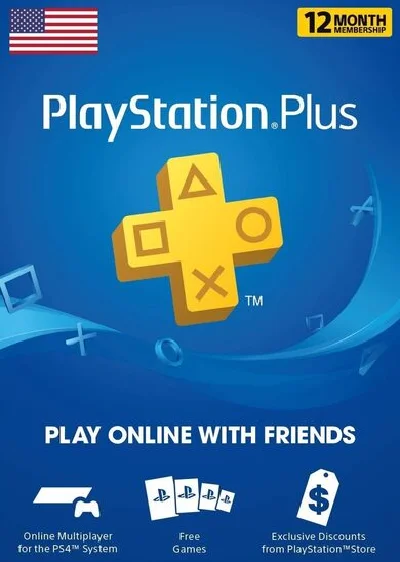 PLAYSTATION PLUS (PSN PLUS) 12 MONTHS | 365 DAYS (USA)