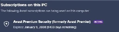 Avast Premium Security license 1 pc /2022/OEM