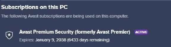 Avast Premium Security license 1 pc /2022/OEM