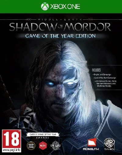 Middle-earth Shadow of Mordor Game Year Edition XBOX