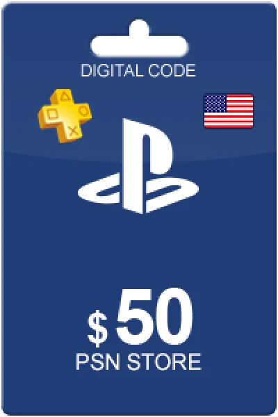 PSN 50 USD USA PLAYSTATION NETWORK GIFT CARD