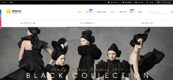 Template for online store BigSale