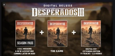 ✅ Desperados III Deluxe XBOX ONE SERIES X|S Ключ 🔑