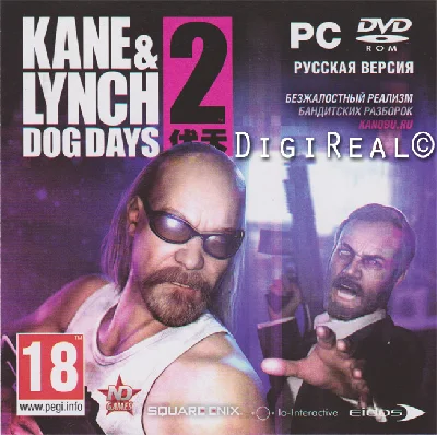 Kane & Lynch 2: Dog Days. For Steam. Scan from New Disc