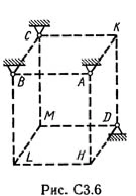 Решение С3-68 (Рисунок С3.6 условие 8 С.М. Тарг 1989 г)