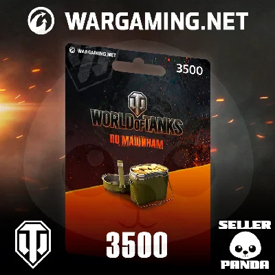 🎖️ WORLD OF TANKS 3500 GOLD TEPA BONUS-CODE WOT