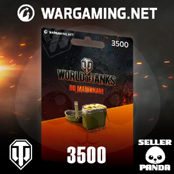 🎖️ WORLD OF TANKS 3500 GOLD TEPA BONUS-CODE WOT