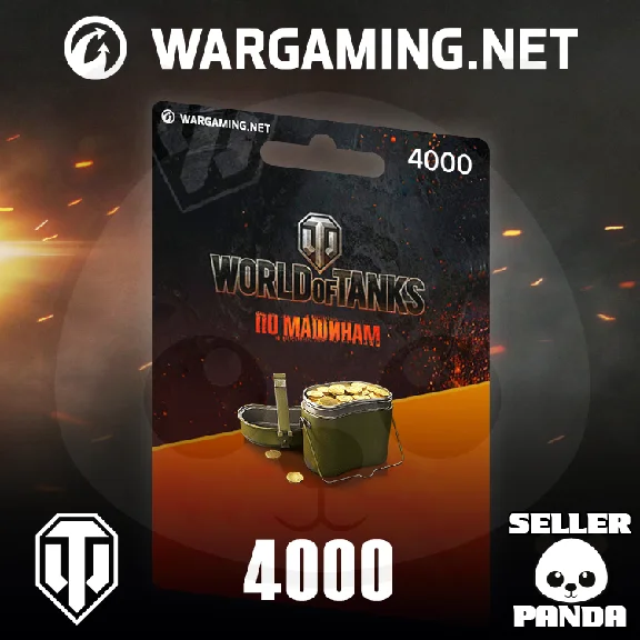 🎖️ WORLD OF TANKS 4000 GOLD TEPA BONUS-CODE WOT