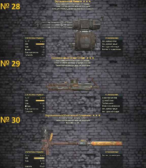 Fallout 76 | Best Legendary Weapons! Best price! (PC)