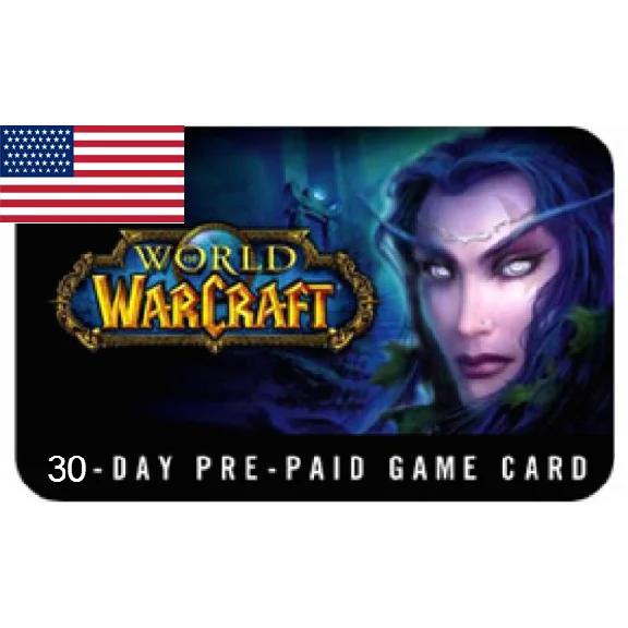 🥇World of Warcraft 30days Time Card(US) +CLASSIC